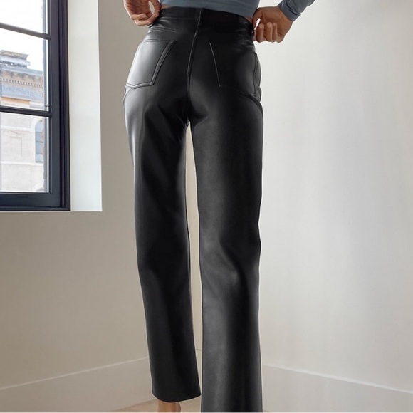 Aritzia Wilfred | Melina Vegan Leather Pants ~ US 8 - Picture 3 of 8